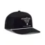 Fox Numerical Snapback Hat in Black
