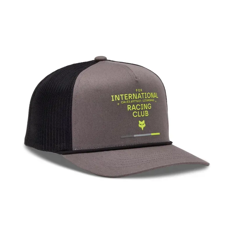 Fox Numerical Snapback Hat in Pewter