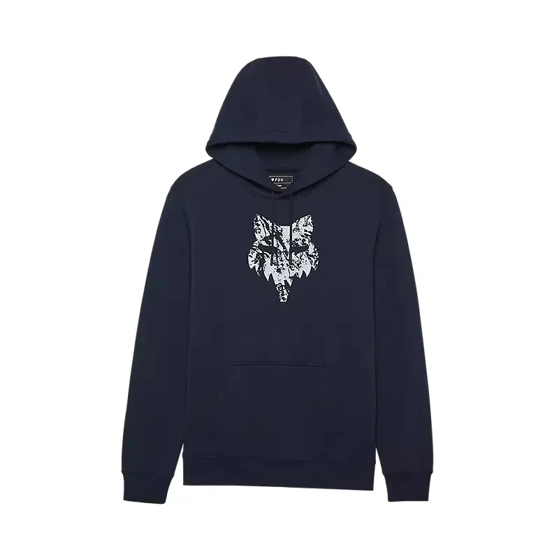 Fox The World Fleece Pullover Hoodie in Midnight