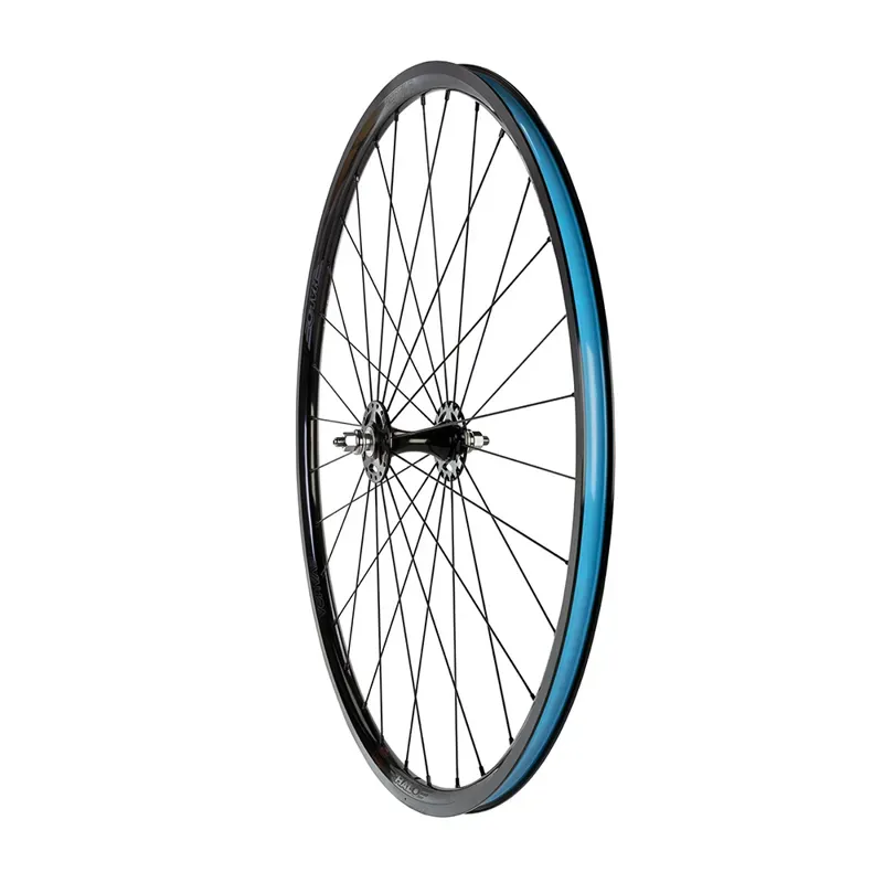 Halo Evaura Track 700c 32H Front Wheel in Stealth Black