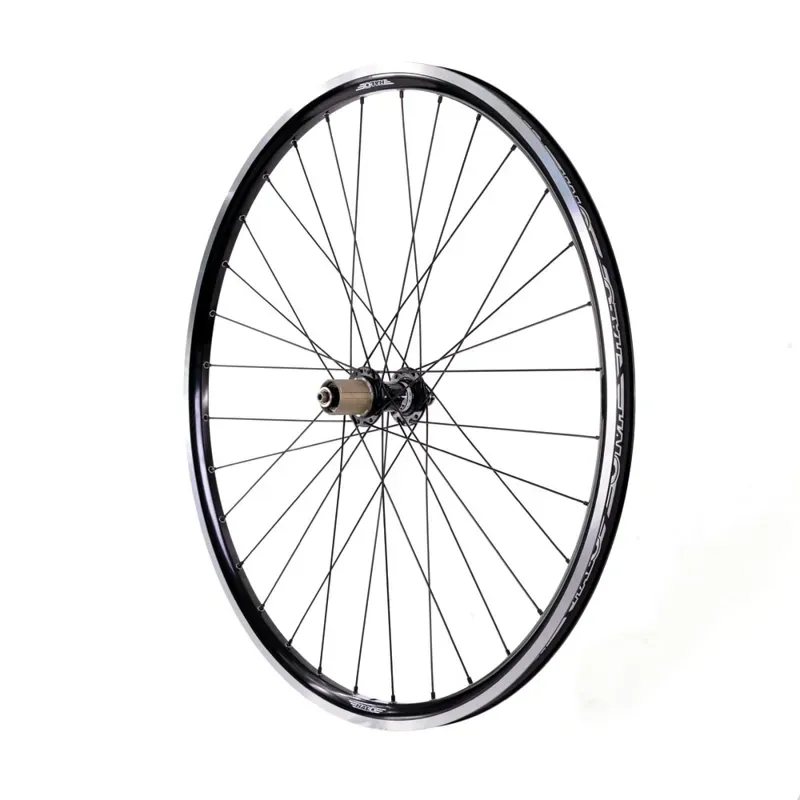 Halo White Line 700c Road Sport Rear Wheel in Black/CNC