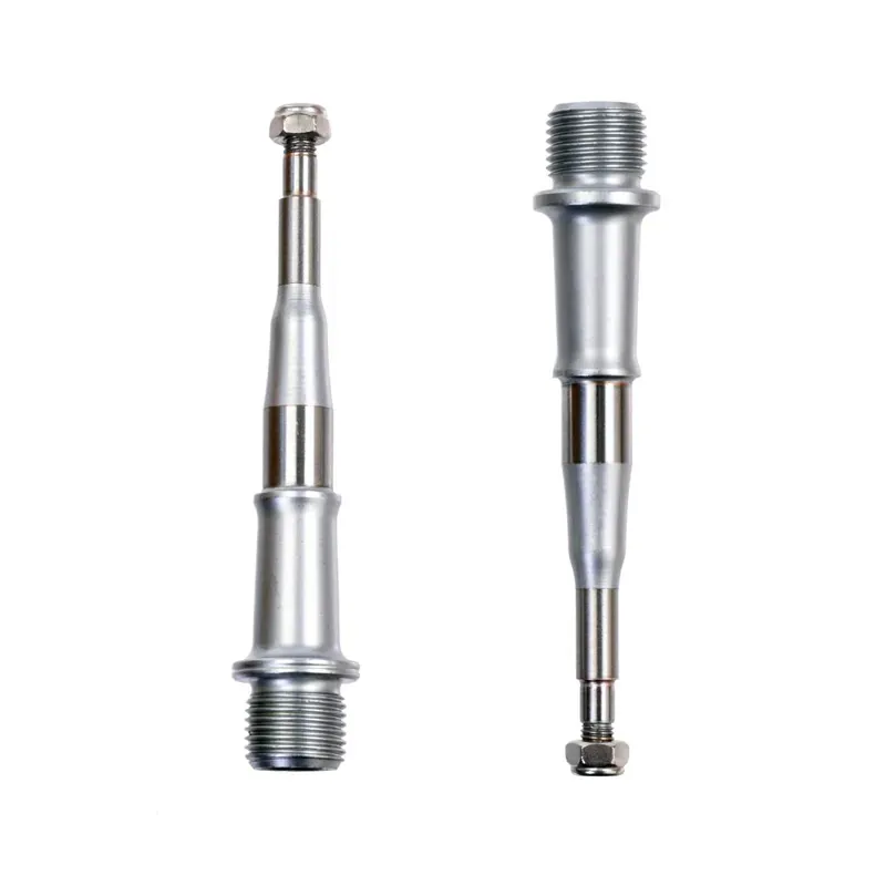 HT Components T-1 2017 Blue Seal Pedal Axle Kit in Silver