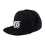 Troy Lee Designs Youth Flat Bill Snapback Cap in Cropped Badge Black