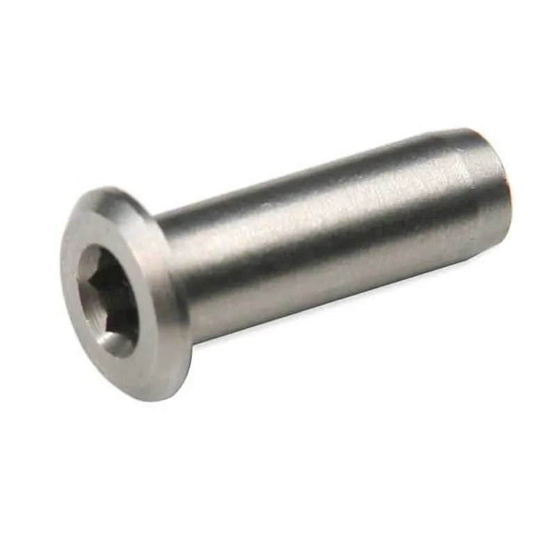Tektro Replacement 19mm Brake Tube Nut in Silver-1