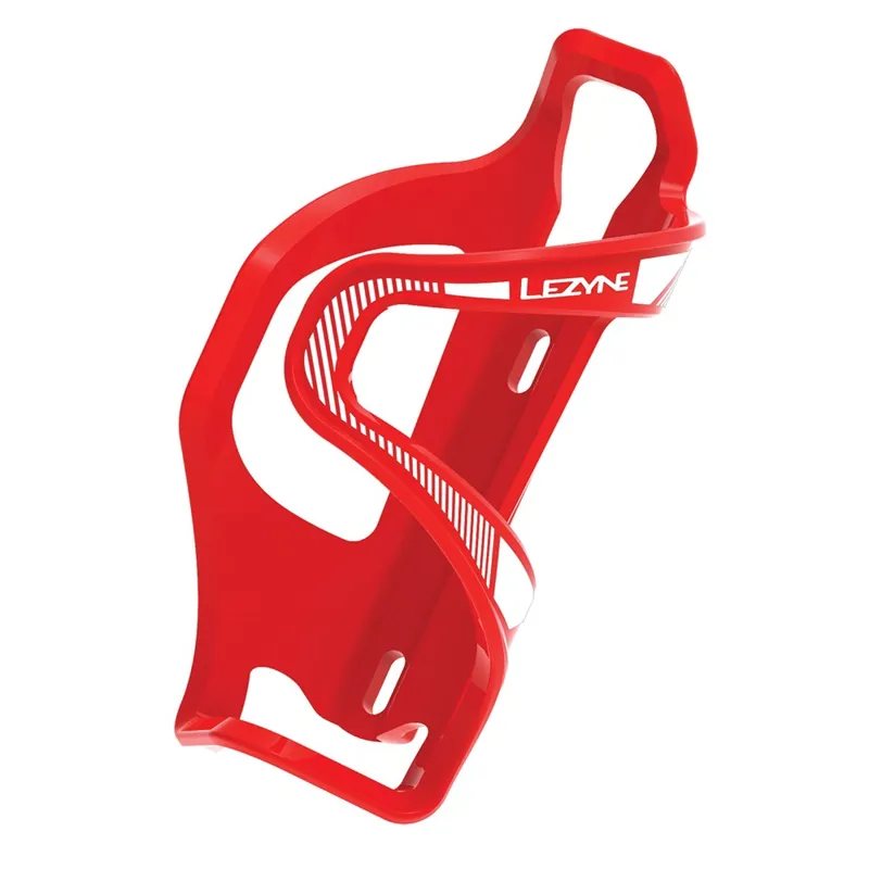 Lezyne Flow SL Side Entry Bottle Cage in Red