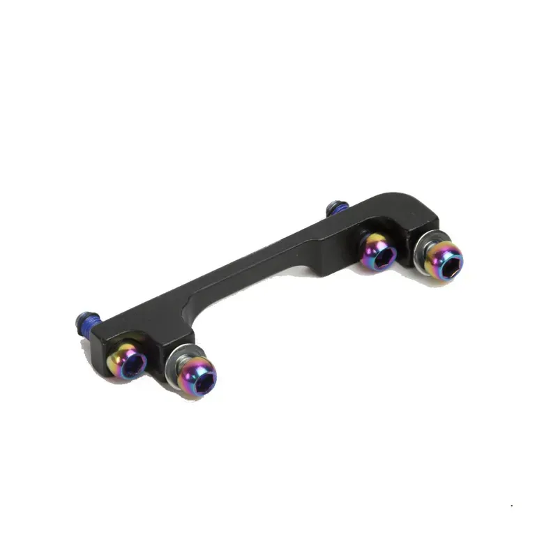 SRAM Fr./Rr. 200/180mm Std. Mnt. Post Br. w/ SS Rainbow Bolts in Black