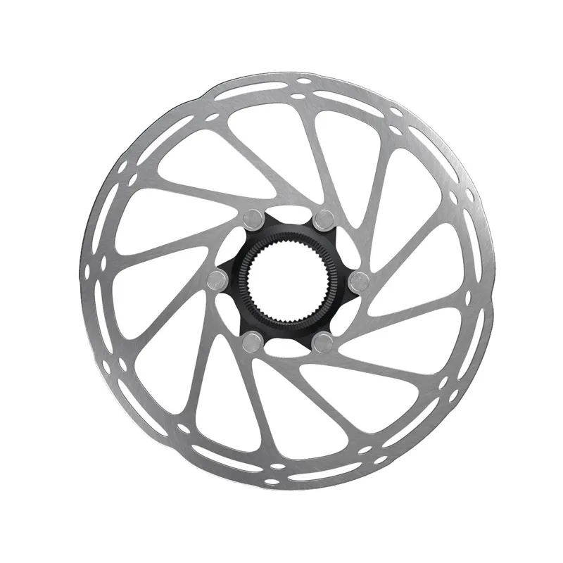 SRAM Centerline Centerlock Rounded Rotor in Silver