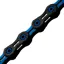 KMC X11 DLC 11-speed 118-link Chain in Black/Blue