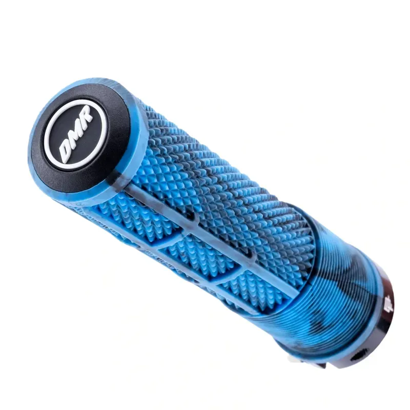 DMR DeathGrip 2 Thin Flangeless Grips in Blue Marble-1