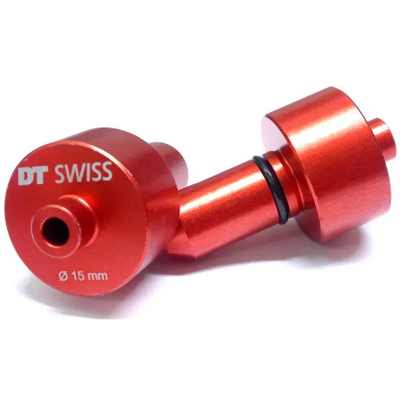 DT Swiss ProLine Stand Truing Axle Adaptors in Red