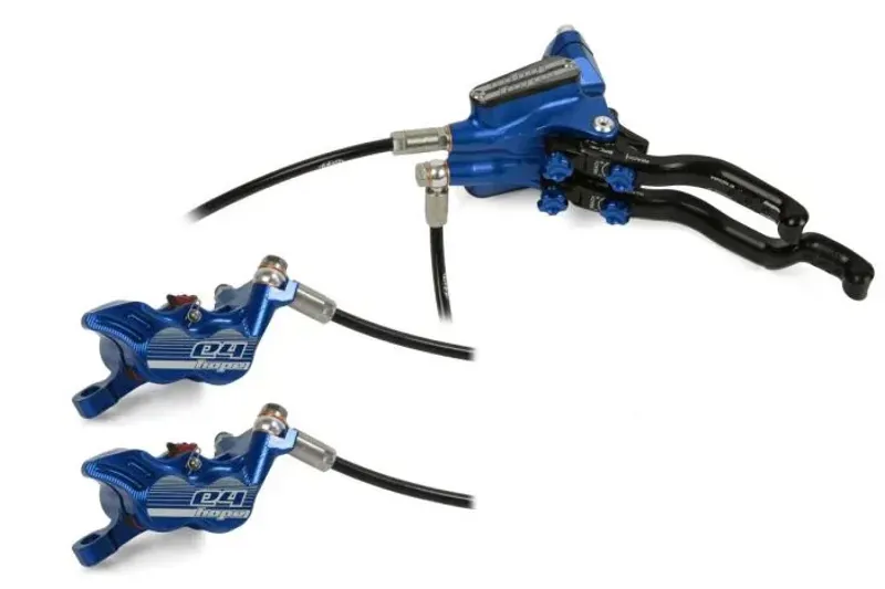 Hope Tech 3 E4 Rear 160mm Mount LH Brake w/o Rotor in Blue