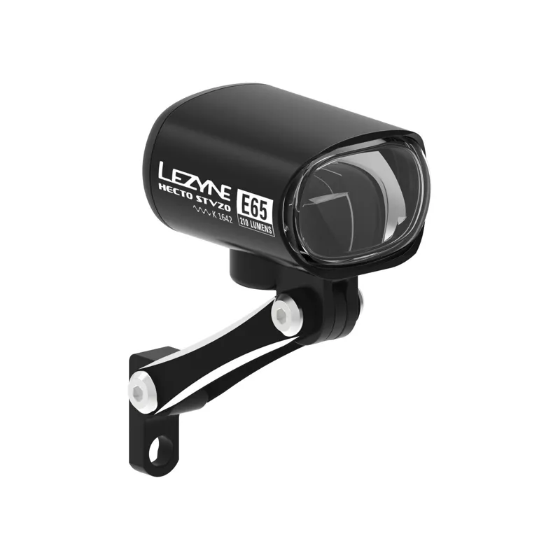 Lezyne Hecto STVZO E65 Front E-Bike Front Light in Black
