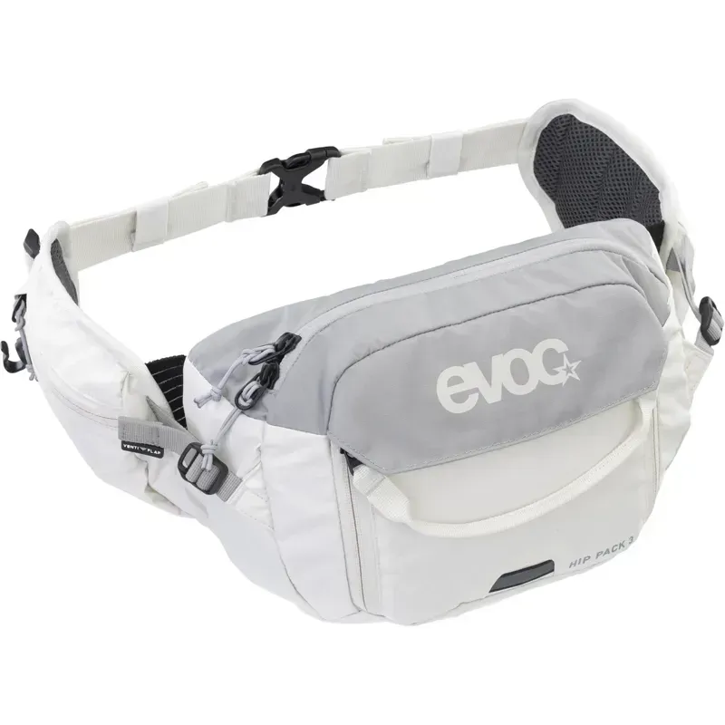 Evoc 3-litre Hip Pack Hydration Pack w/ 1.5-litre Bladder in Sand/Stone