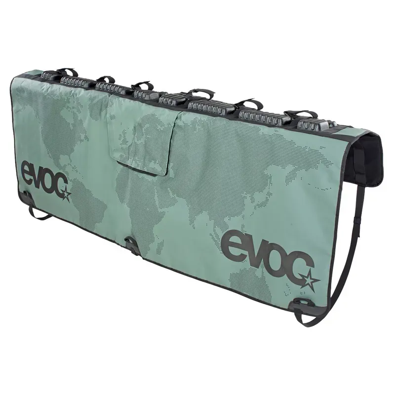 EVOC Tailgate Pad 2020: M/ L OLIVE Medium/Large