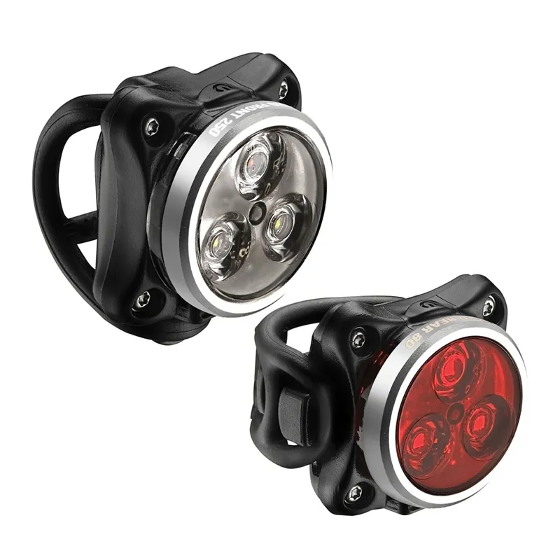 Lezyne Zecto Drive 250/80 Light Set in Silver