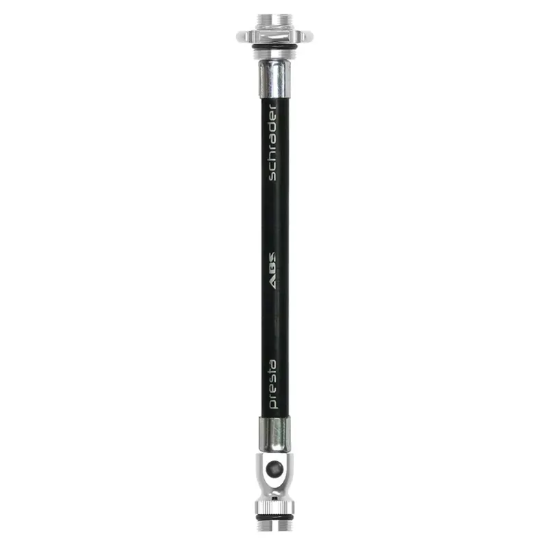 Lezyne ABS Flex Hose w/Valve Core Tool in Black