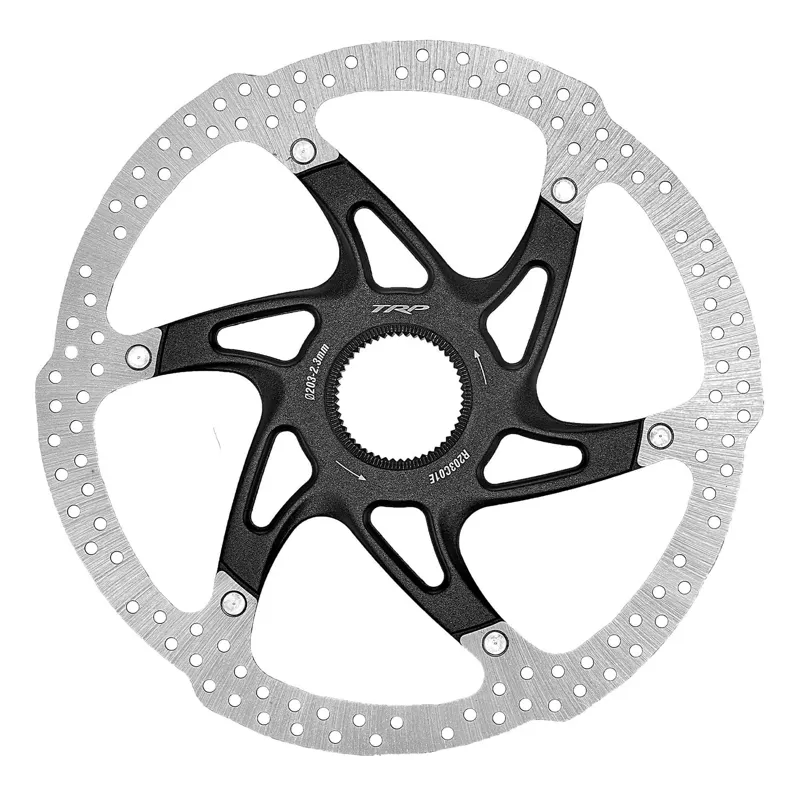 TRP TRP-25 Centerlock 1.8mm Disc Brake Rotor in Black/Silver-4
