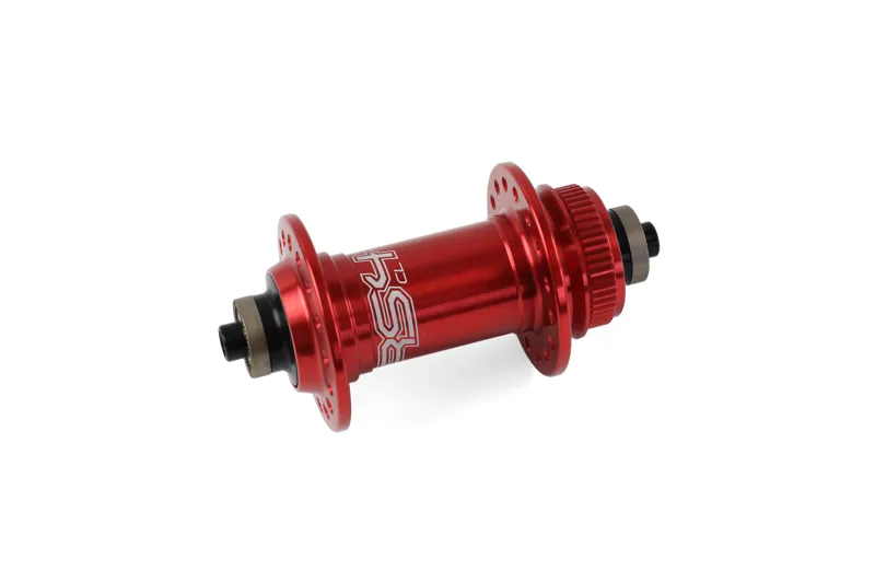 Hope RS4 28H Centre Lock Front Hub in Red