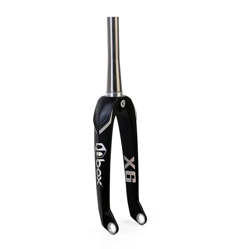 Box Hex Lab X6 Pro Carbon Ti Taper Steerer Forks Matt Black 20