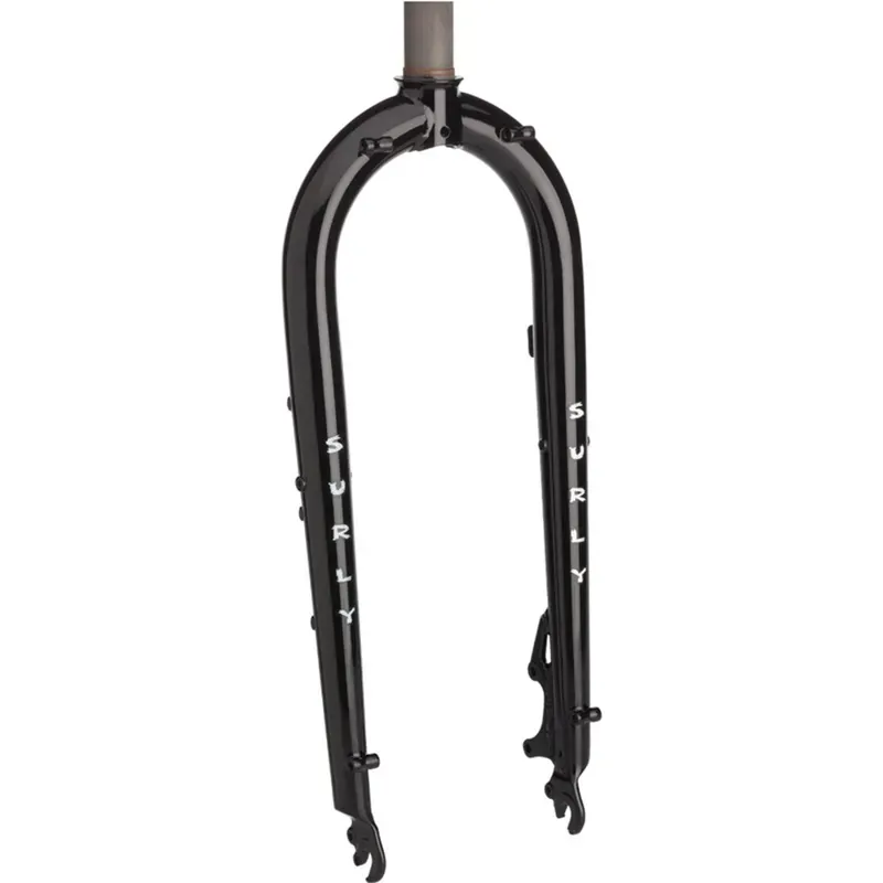 Surly Moonlander 1-1/8in 135mm Disc Forks in Black
