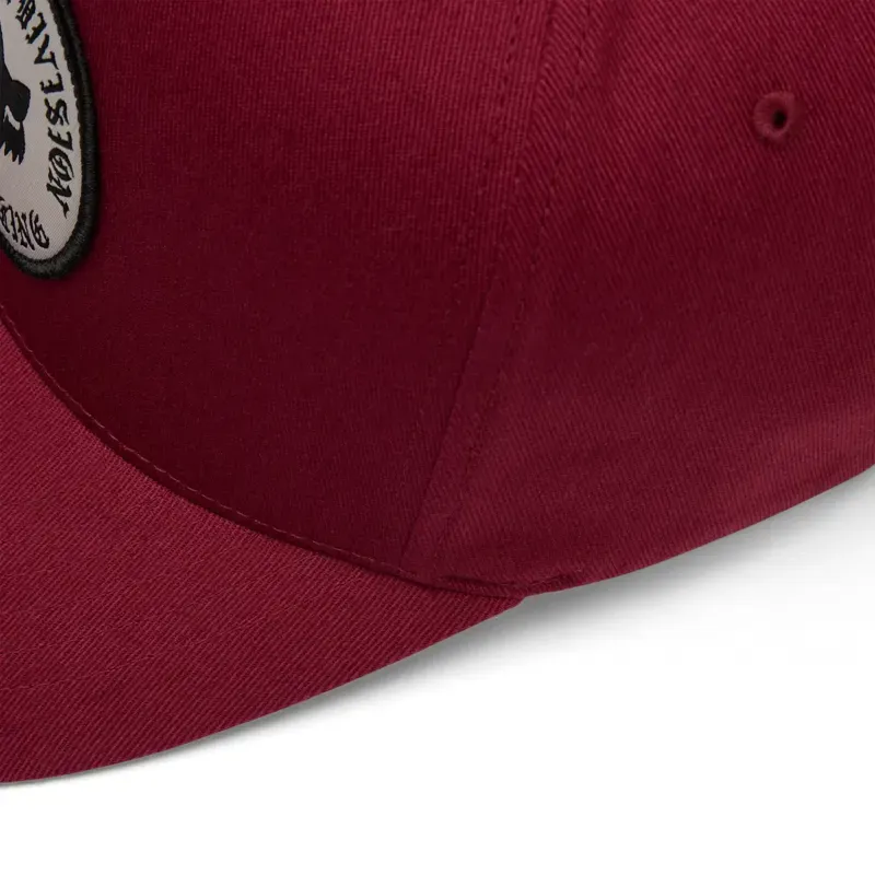 Fox Badge Flexfit Hat in Cabernet-3