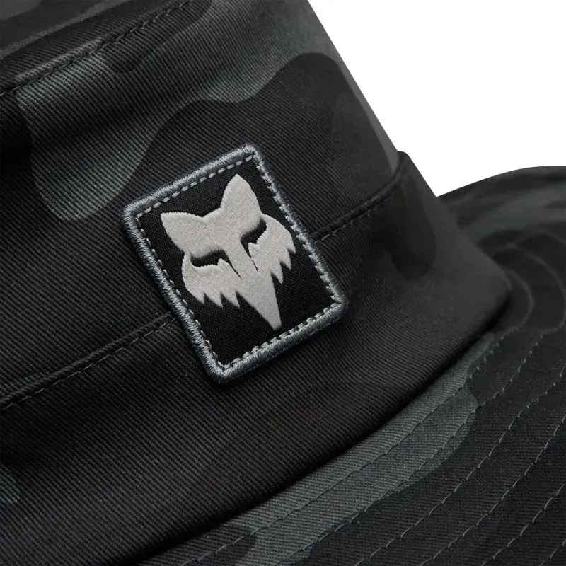 Fox Base Over Sun Hat in Black Camo-2
