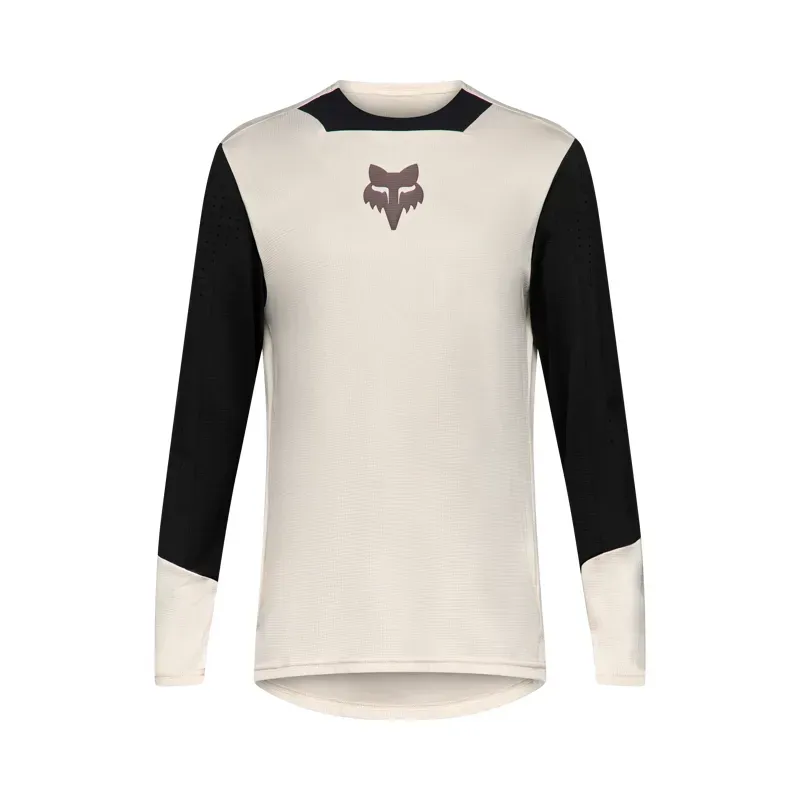 Fox Defend Park Special Edition Long Sleeve Jersey in Chalk White