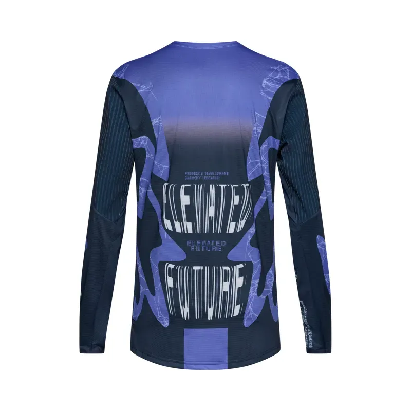 Fox Flexair Diffuse Special Edition Long Sleeve Jersey in Blueberry-1