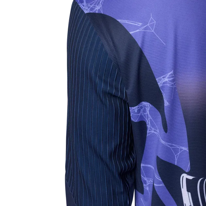 Fox Flexair Diffuse Special Edition Long Sleeve Jersey in Blueberry-5