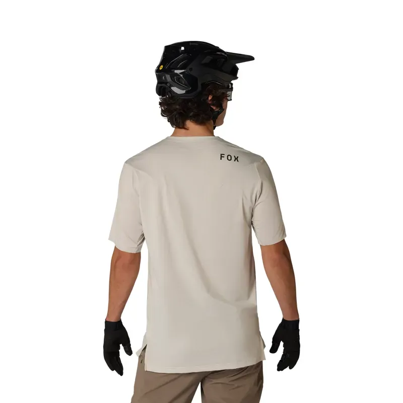 Fox Flexair Short Sleeve Jersey in Chalk White-3
