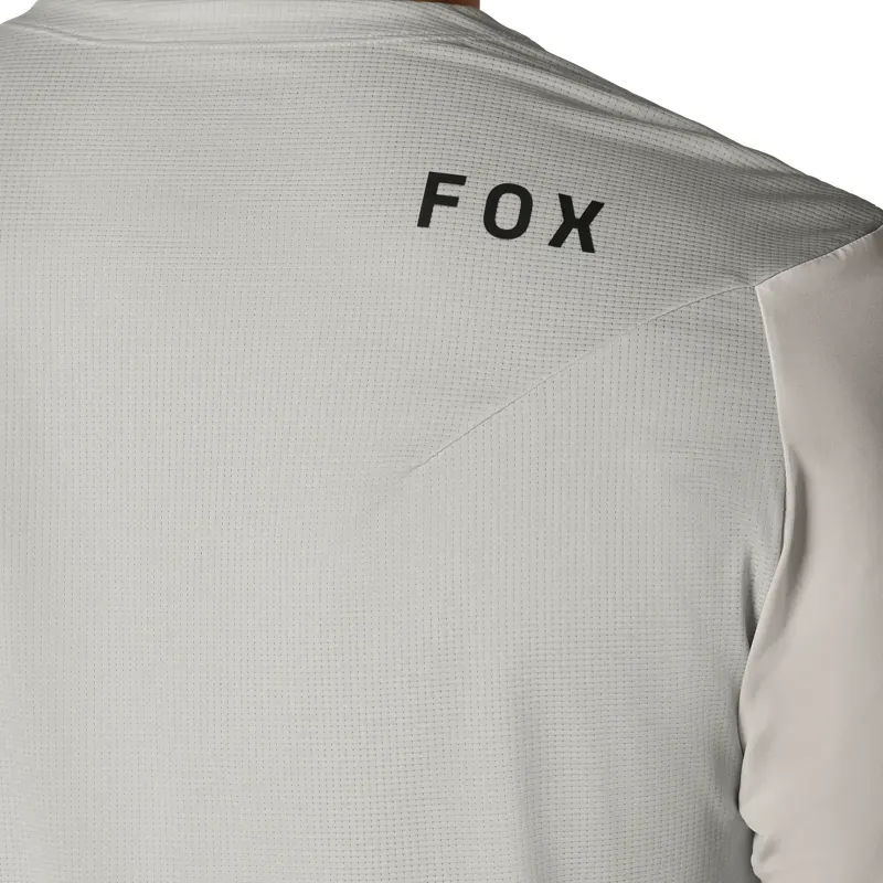 Fox Flexair Short Sleeve Jersey in Chalk White-5