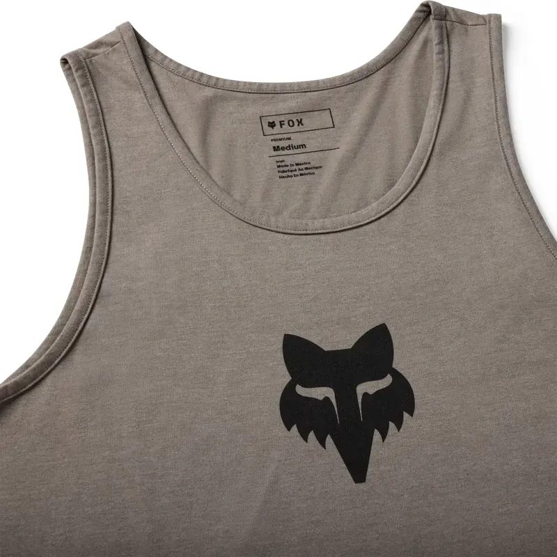 Fox Head 195 Original Tank Top in Heather Graphite Grey-2