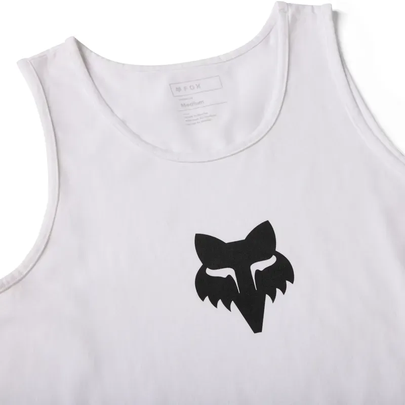 Fox Head 195 Original Tank Top in White-2