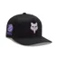 Fox Image Phantom Snapback Hat in Black