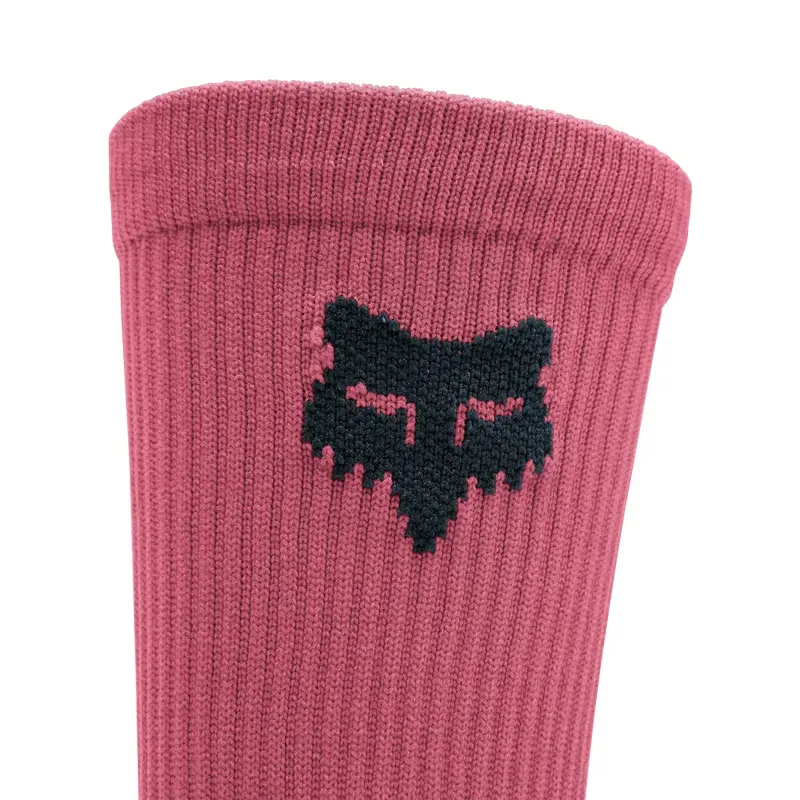 Fox Ranger 6in Crew Socks in Berry-1