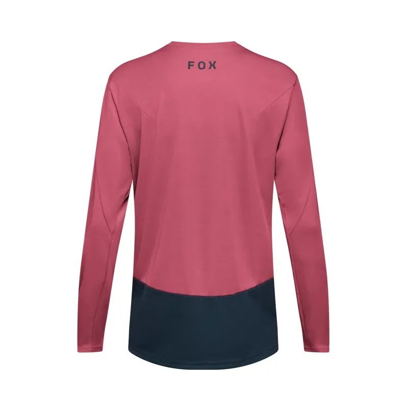 Fox Ranger Fox Head Long Sleeve Jersey in Berry-1