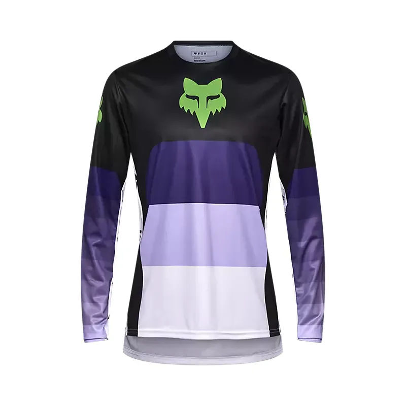 Fox Ranger Grid Long Sleeve Jersey in Black