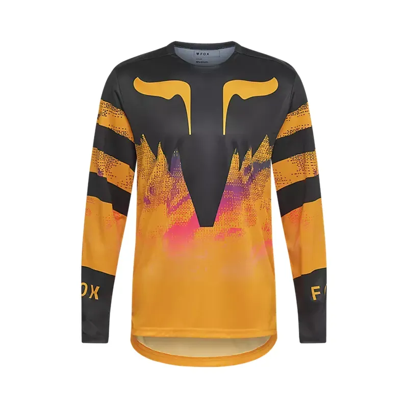 Fox Ranger Kairos Long Sleeve Jersey in Tangerine