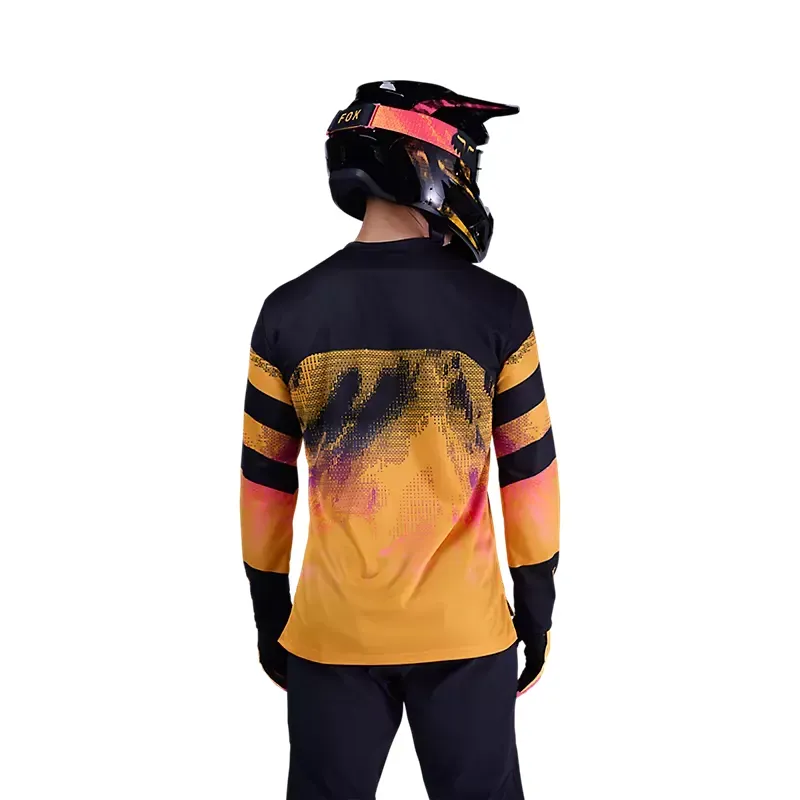 Fox Ranger Kairos Long Sleeve Jersey in Tangerine-3