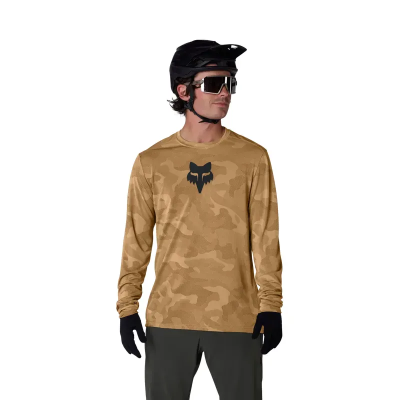 Fox Ranger TruDri Long Sleeve Jersey in Nutmeg Brown-4
