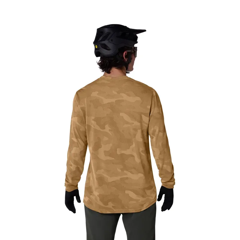 Fox Ranger TruDri Long Sleeve Jersey in Nutmeg Brown-5