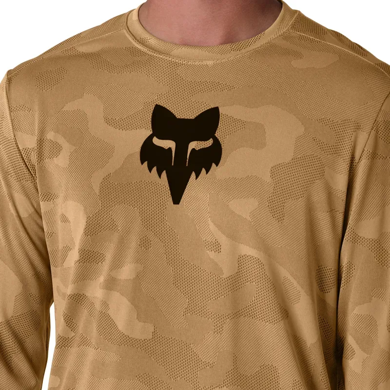 Fox Ranger TruDri Long Sleeve Jersey in Nutmeg Brown-2