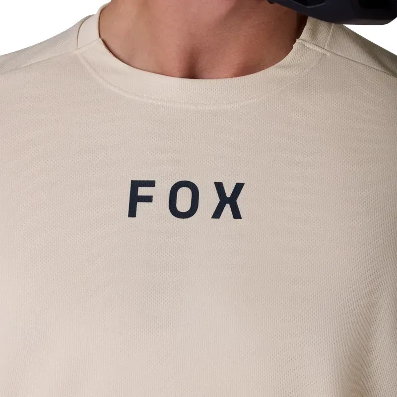 Fox Ranger Wordmark Jersey in Chalk White-2