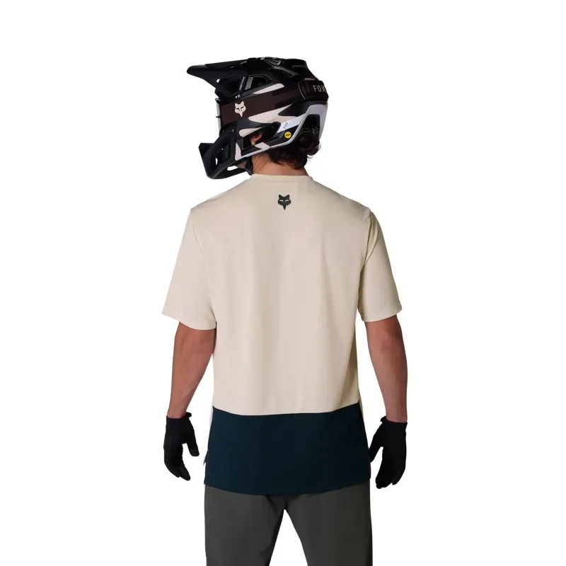 Fox Ranger Wordmark Jersey in Chalk White-5