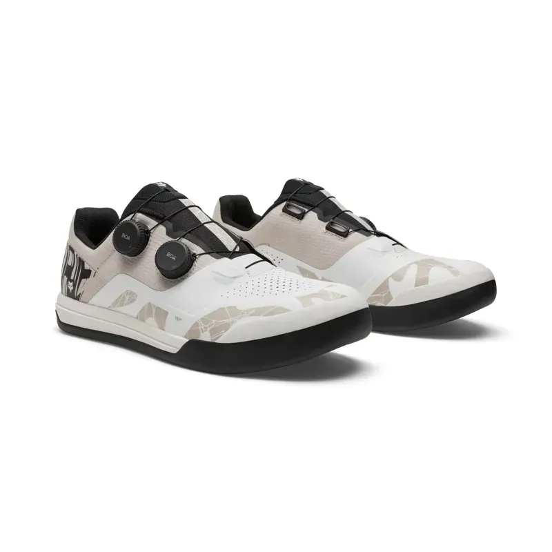 Fox Union BOA Diffuse Special Edition Flat Shoes in Chalk White-3