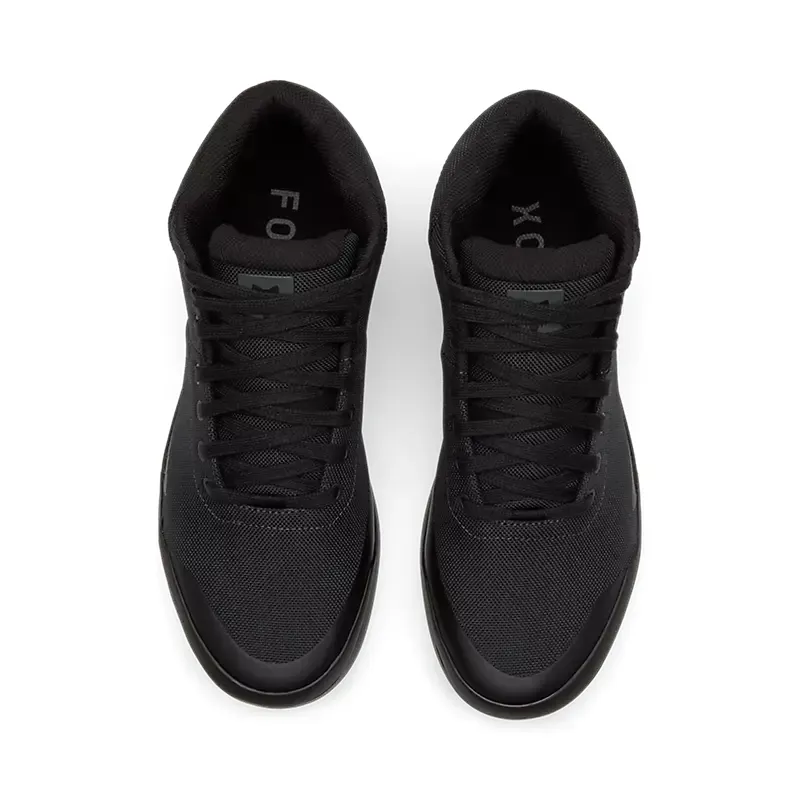 Fox Union Canvas Mid Shoes in Black-2