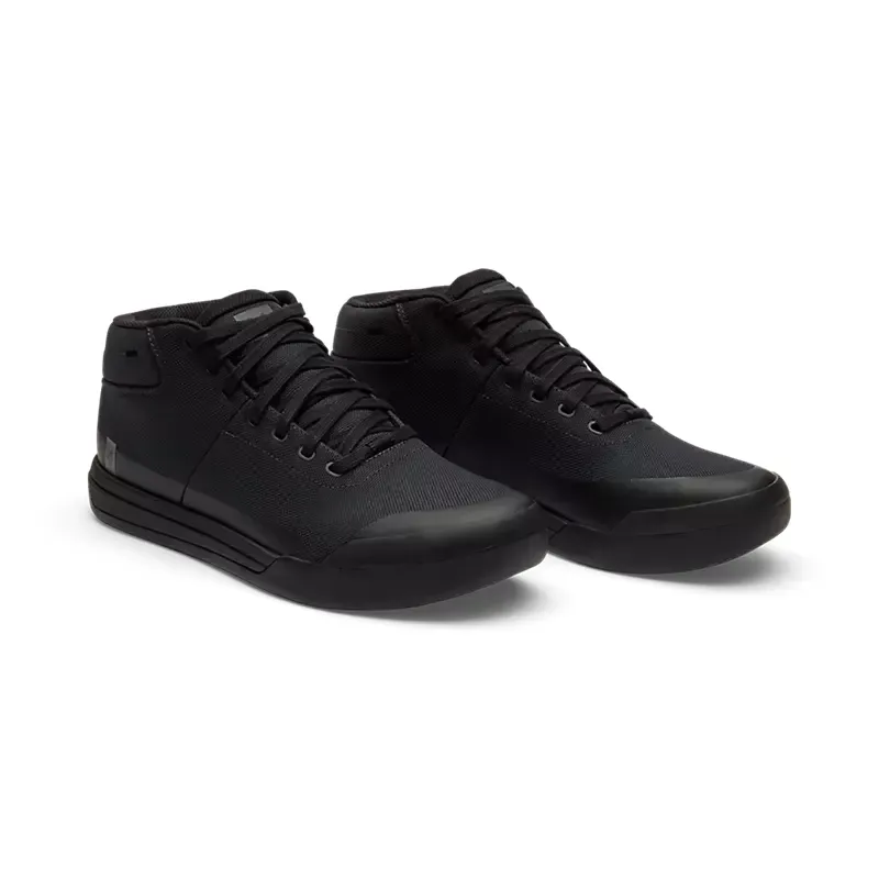 Fox Union Canvas Mid Shoes in Black-3