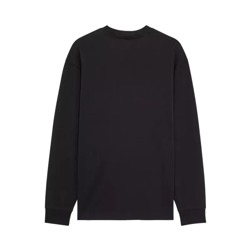 Fox Wordmark Oversized Long Sleeve T-Shirt in Black-1
