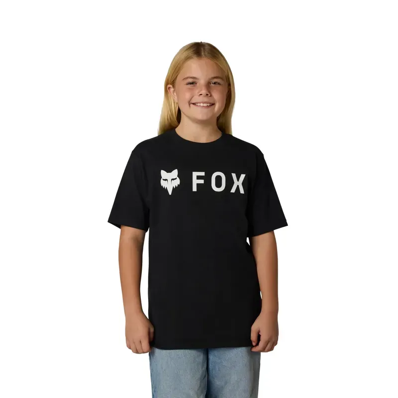 Fox Youth Absolute T-Shirt in Ultra Black-2
