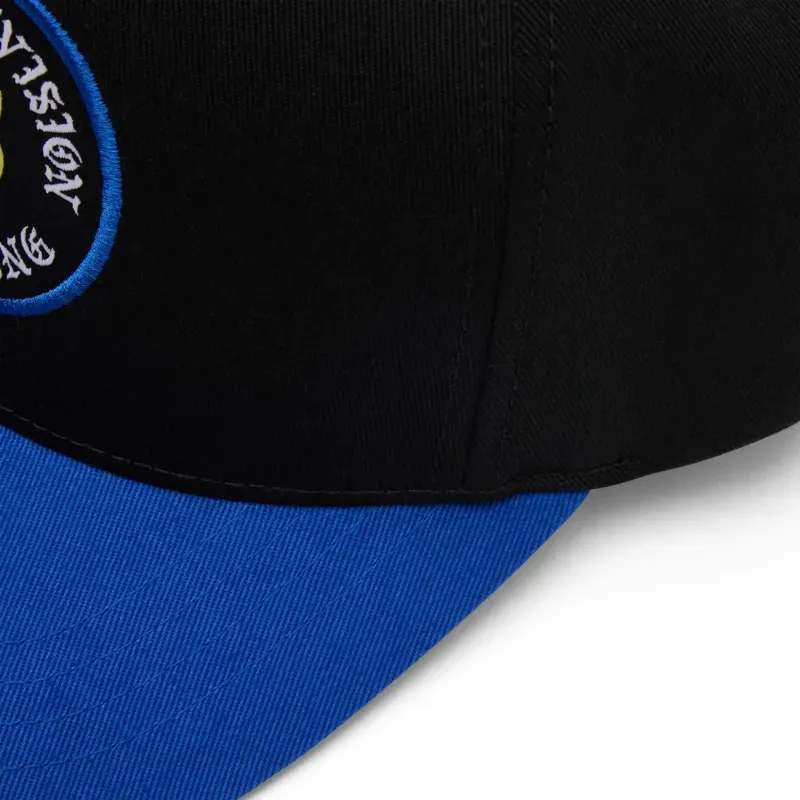 Fox Youth Badge Snapback Hat in Black-3